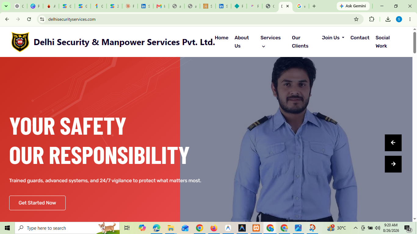Delhi Security Services Preview